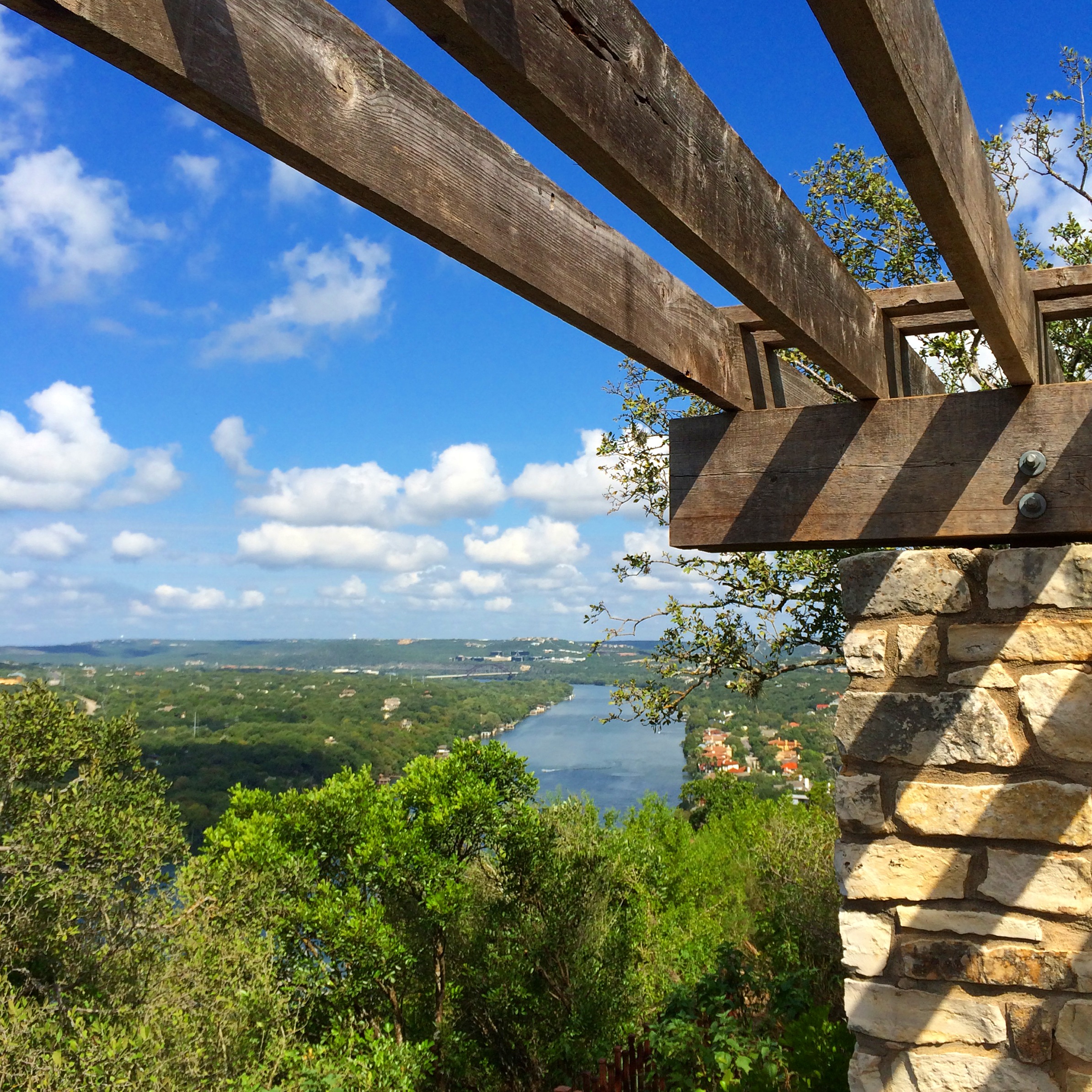 View of Austin, Texas from Mt. Bonnell